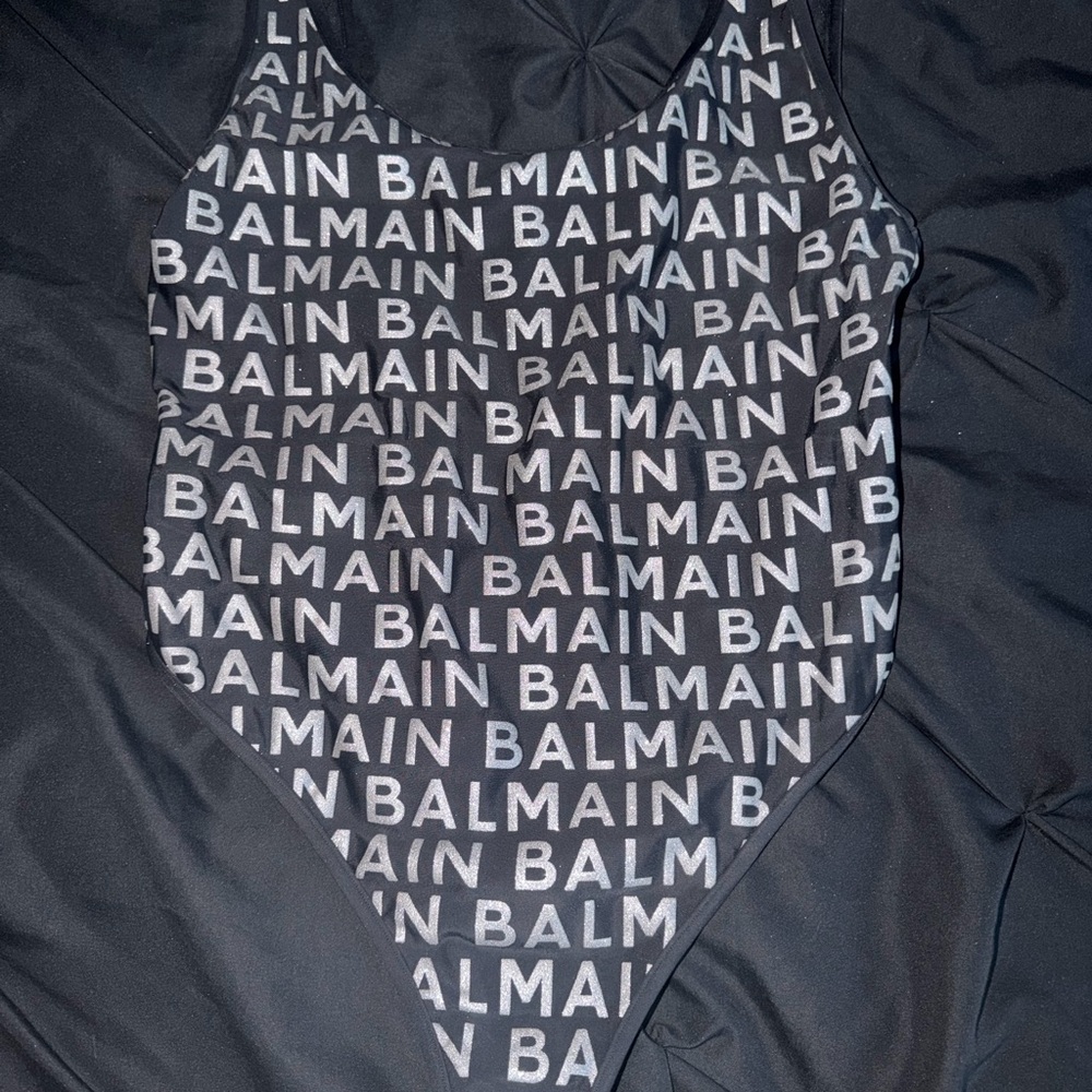 Balmain Monochrome Swimsuit